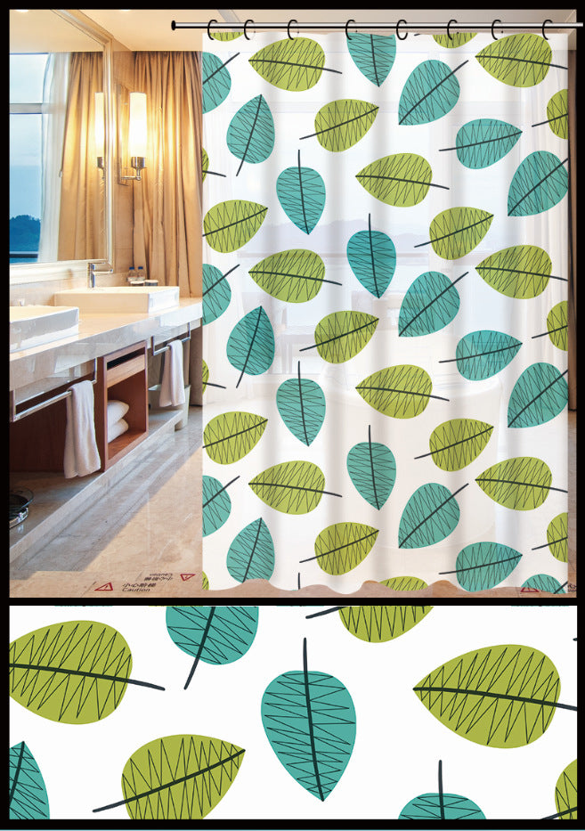180X180cm PEVA Bathroom Shower Curtains Waterproof Thickening Bath Curtain