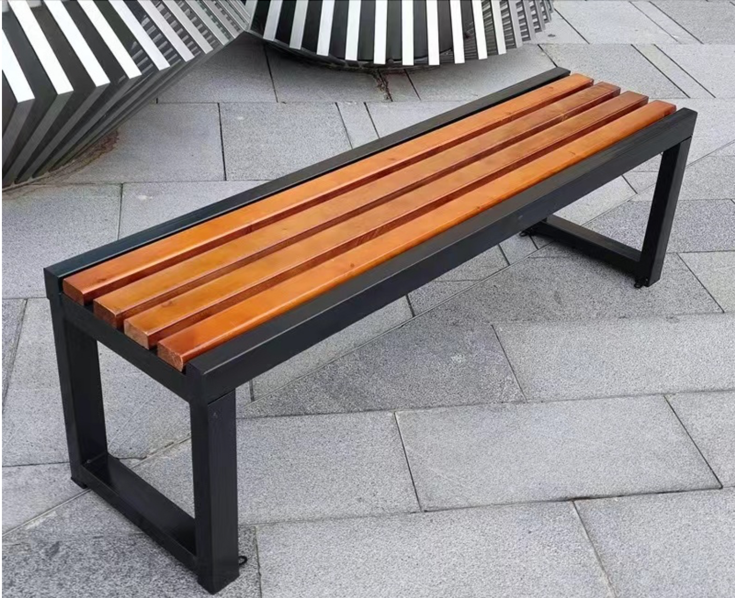 Bench Patio,Home Balcony Leisure Chair,Outdoor Solid Wood