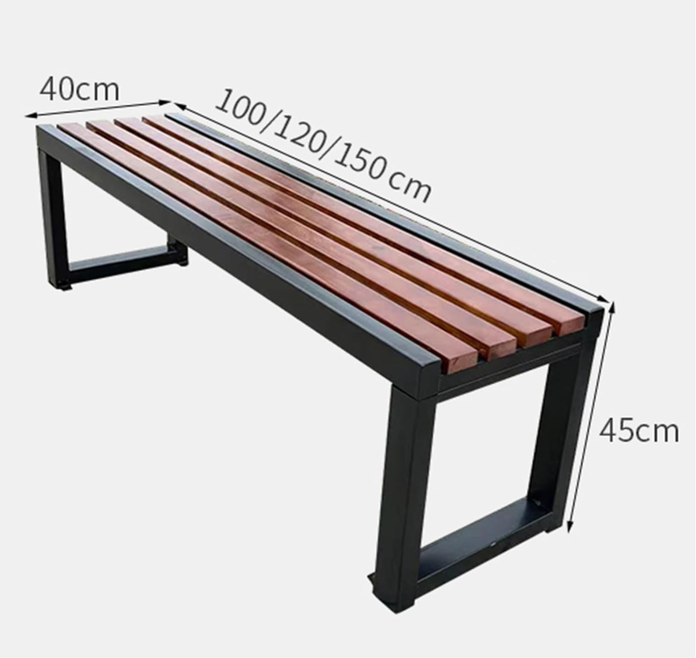 Bench Patio,Home Balcony Leisure Chair,Outdoor Solid Wood