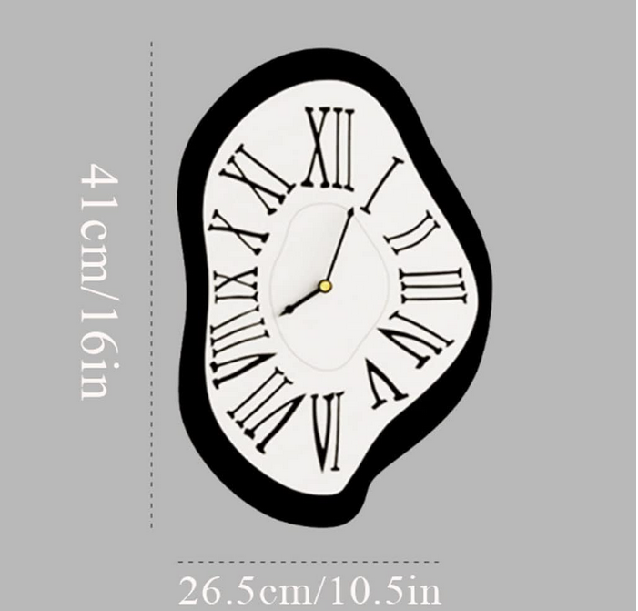 Creative Wall Clock Irregular Geometry Wall Clock Roman Numerals