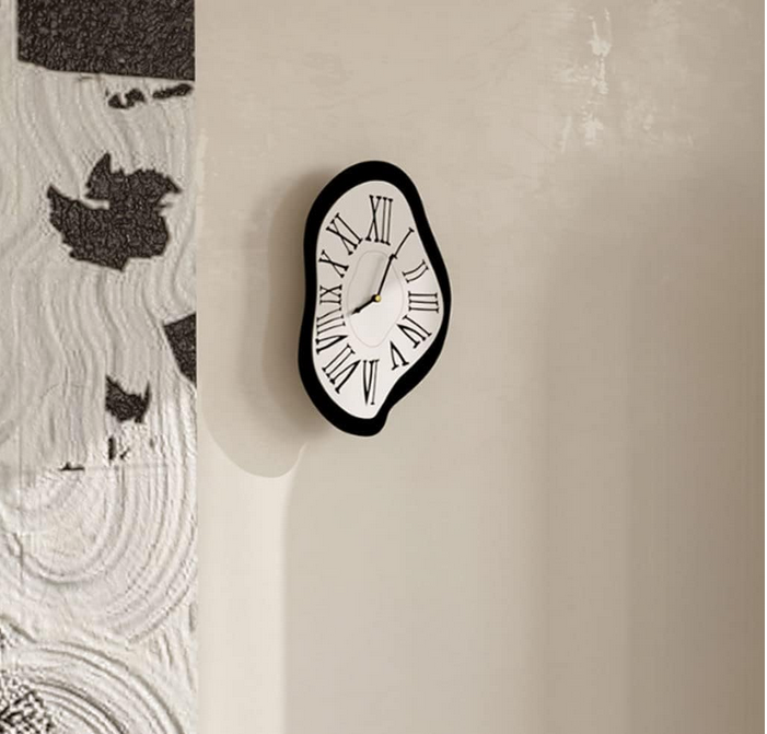 Creative Wall Clock Irregular Geometry Wall Clock Roman Numerals