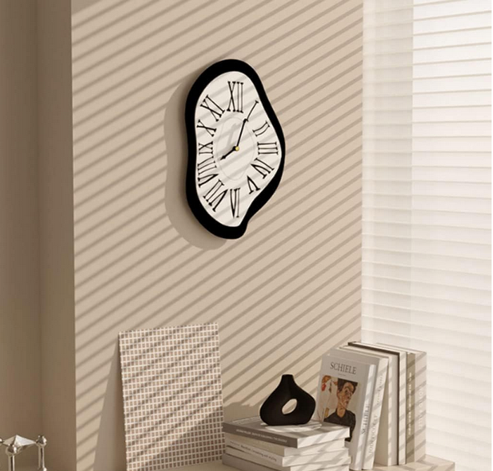 Creative Wall Clock Irregular Geometry Wall Clock Roman Numerals