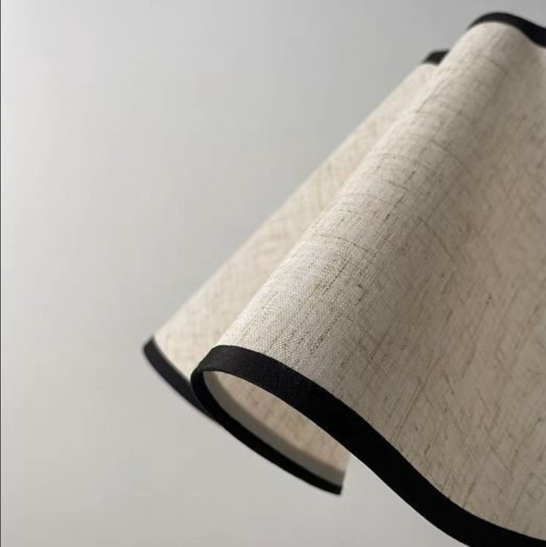 Small Tweed Petal Table Lamp 470H