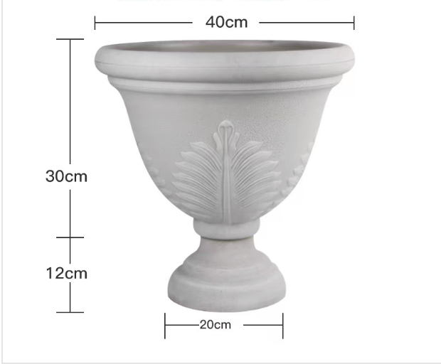 Decorative Planters, Resin Perforated Hydrangea Pot