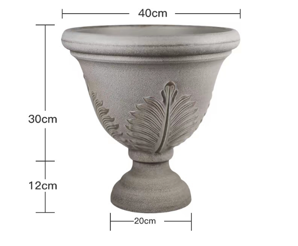 Decorative Planters, Resin Perforated Hydrangea Pot