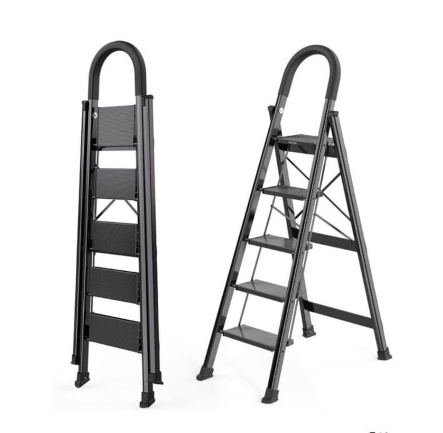 Anti-Pendulum Mute Ladder Frame/Plastic Non-Slip Feet Design Folding