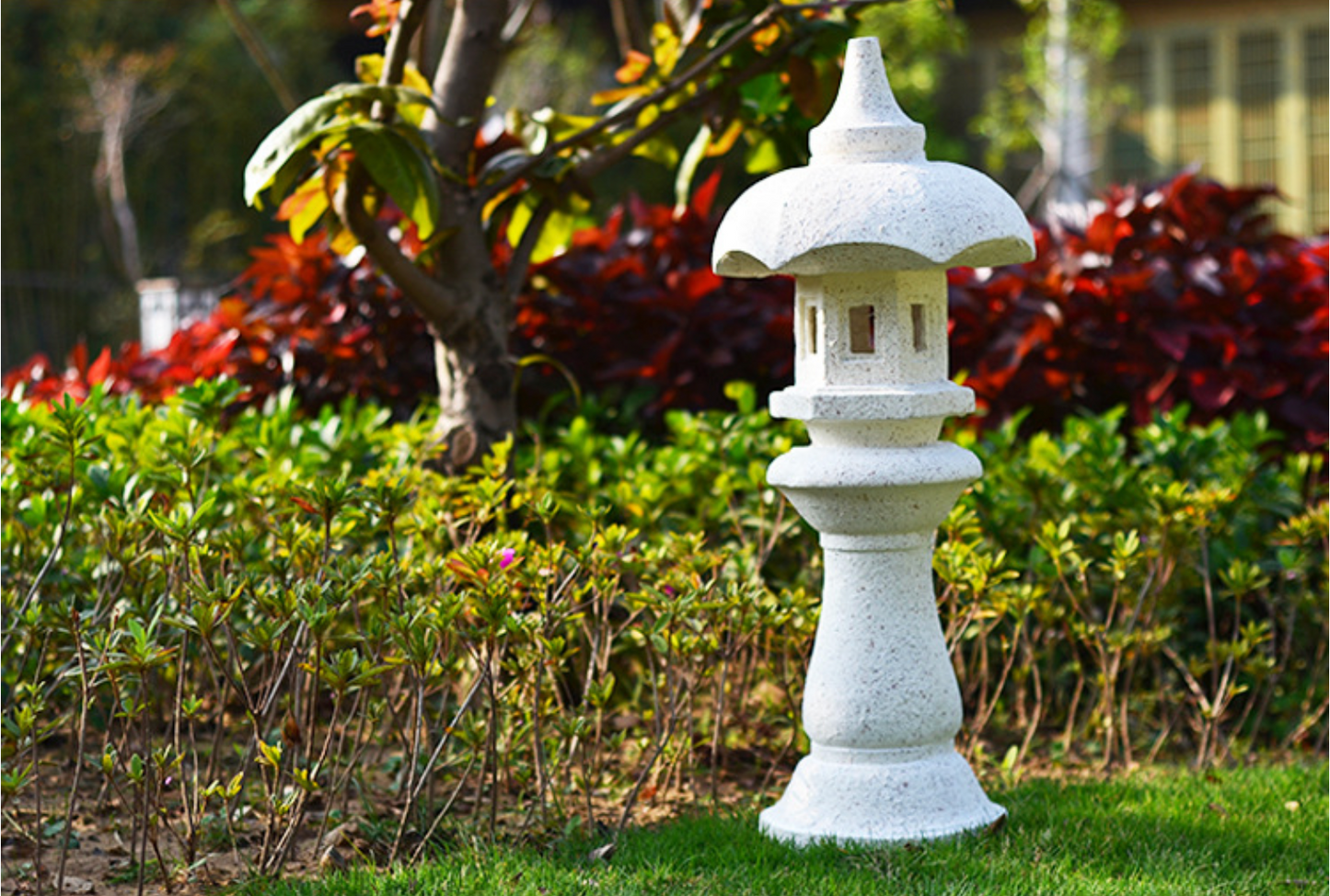 Art Decoration Japanese Style Lantern Solar Garden Lamp