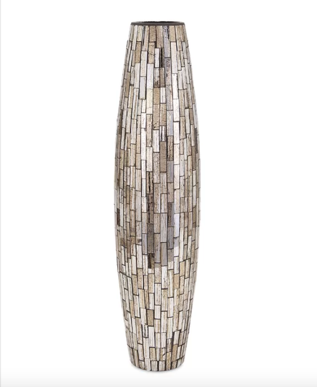 Persimmon Mosaic Vase