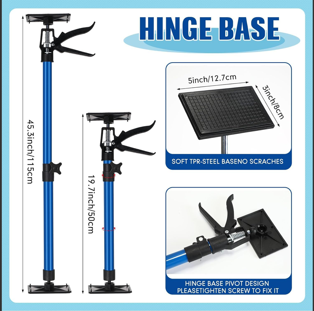 3rd Hand Support System Adjustable Support Pole Adjust from 115-295CM