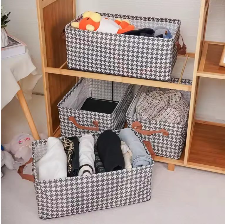 Multi-purpose Pants Toy Storage Basket Home Foldable