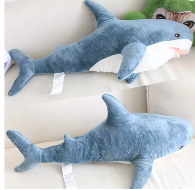 Large Size Shark Plush Toy Soft Cushion 110CM