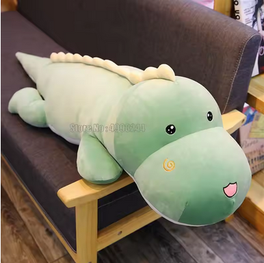 80CM Big Long Cute Dinosaur Plush Toy Soft Cartoon