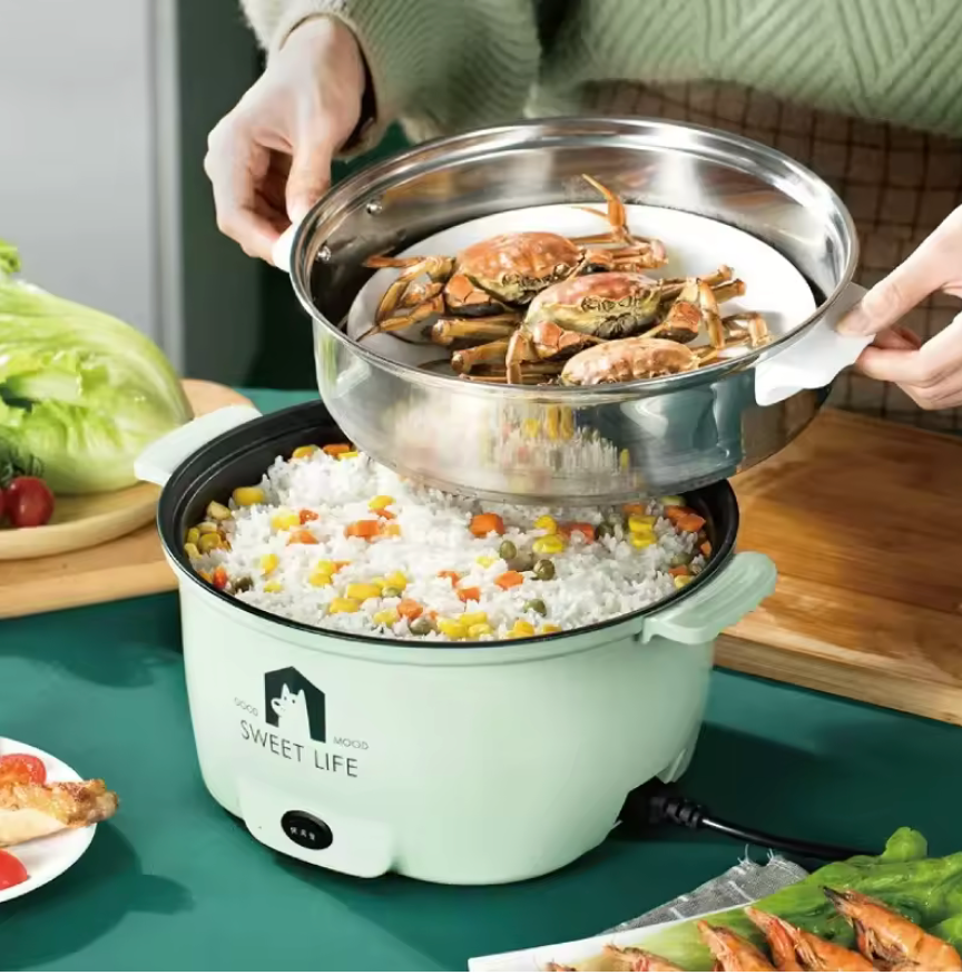 Multifunctional Pot 2L Home Electric Cooking Pot