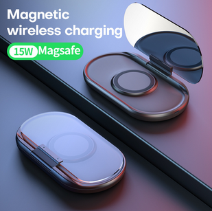 Angle GPS Navigator Hud Projector Magnetic Wireless Fast Charger Phone Holder