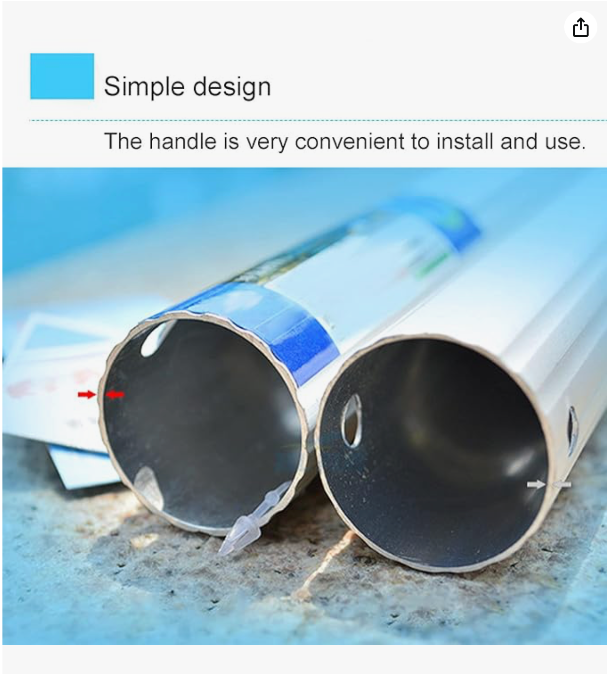 Swimming Pool Pole,Aluminum for Cleaning Brushes Vacuum Cleaners for Skimming Net Rakes