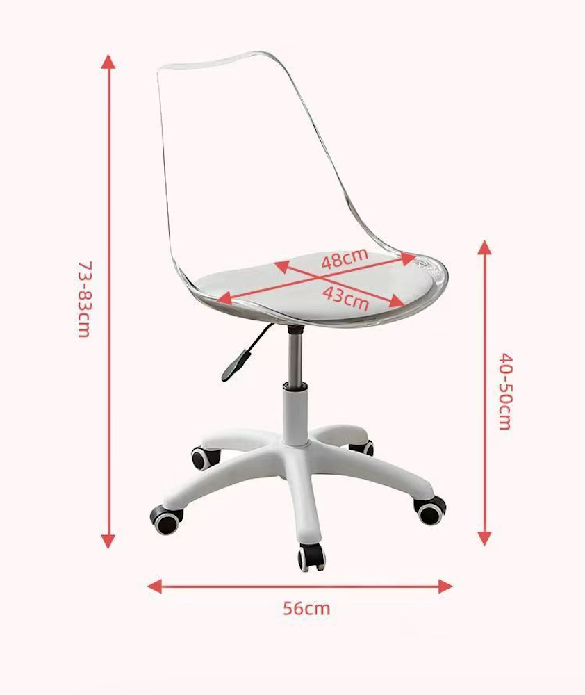 Computer Chair Acrylic Office Chairs Home Study Lift Chair