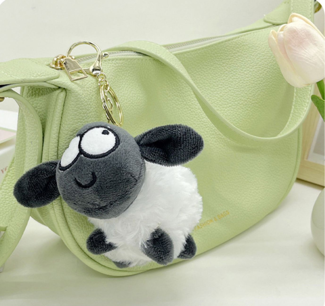 Sheep Cute Keychain Stuffed Plush Pendant Decoration