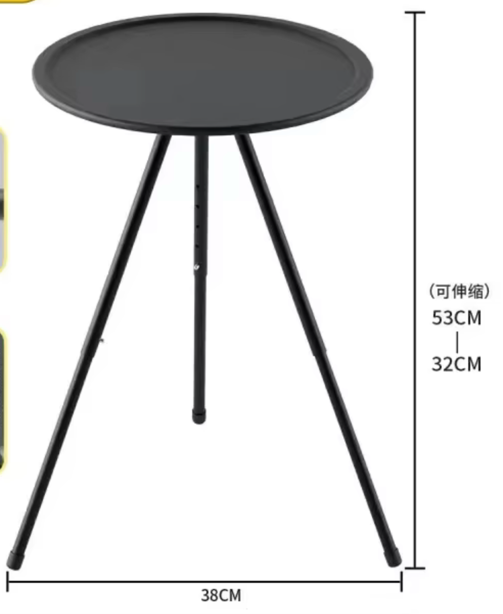 Stainless Steel OutdoorSmall round Table Camping Leisure