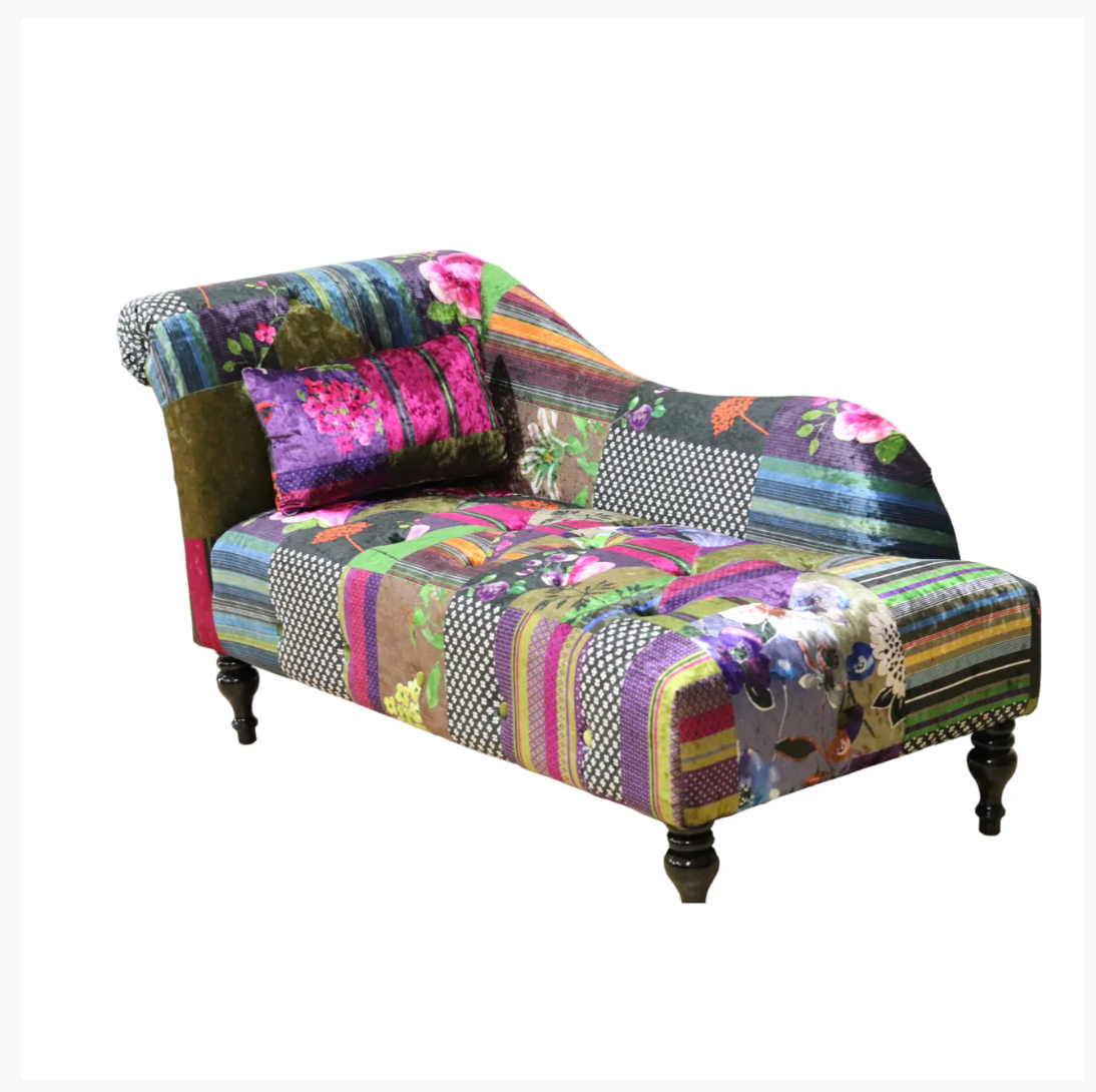 Patchwork Chaise Chair