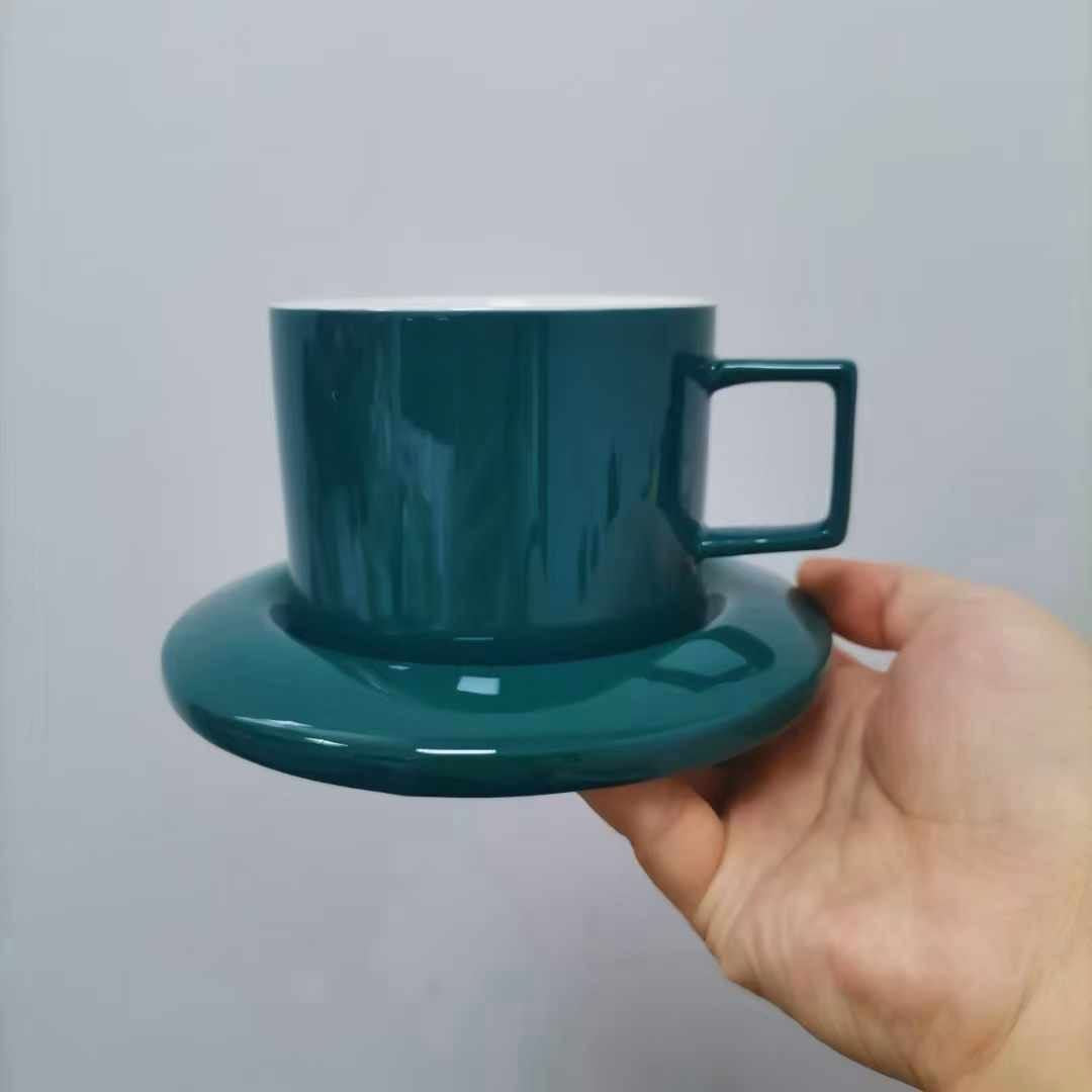 Elegant coffee ware 13 pieces new bone China coffee 6 cups + tea pot