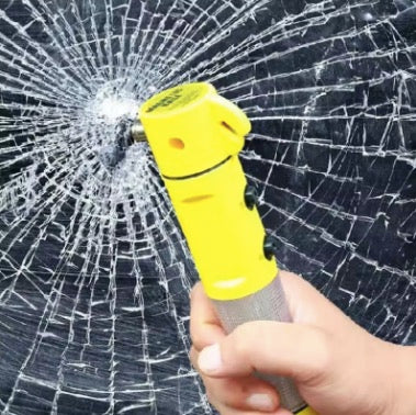 Multiple Functional Car Safety Hammer Flashlight Car Rescue Tool