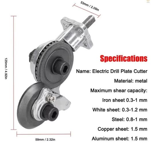 Portable Lithium Battery Power Tools New Electric Drill Plate Shears Cutter Metal
