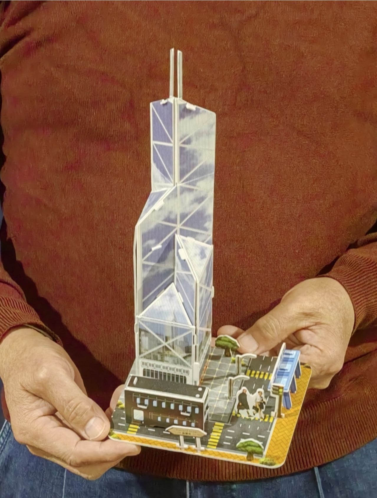 3D Paper Puzzles Toys Leaning tower Statue and Big Ben