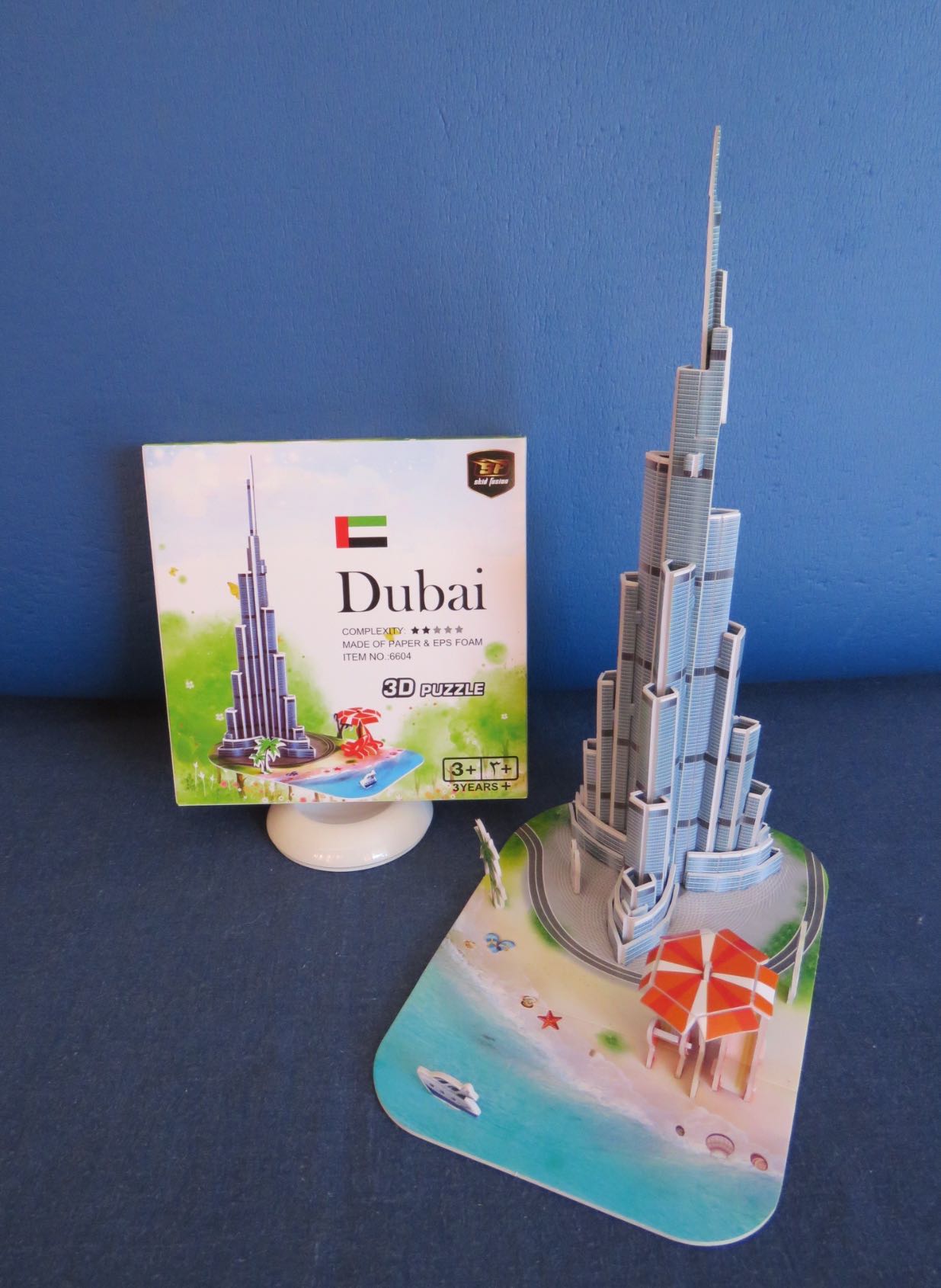 3D Paper Puzzles Toys Leaning tower Statue and Big Ben