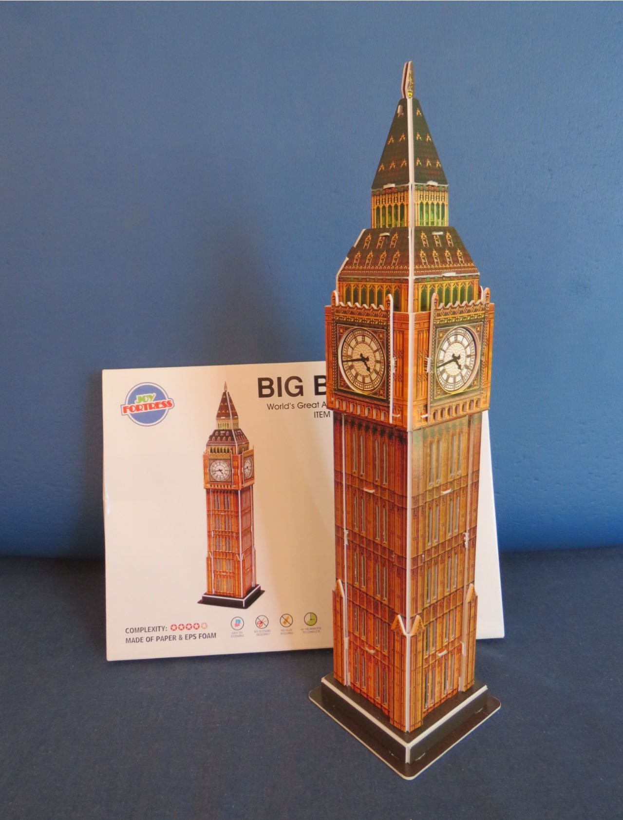 3D Paper Puzzles Toys Leaning tower Statue and Big Ben