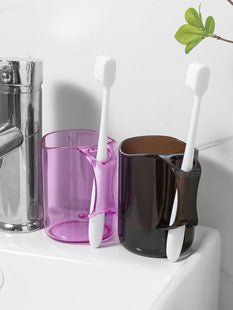 Household Mouthwash Cup High Capacity Anti-slip Brushing Teeth Cup