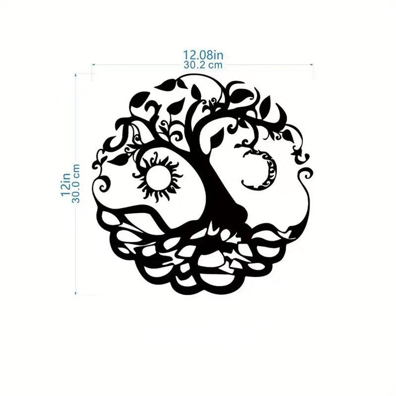 Metal Silhouette Artwork - Tree of Life 30CM