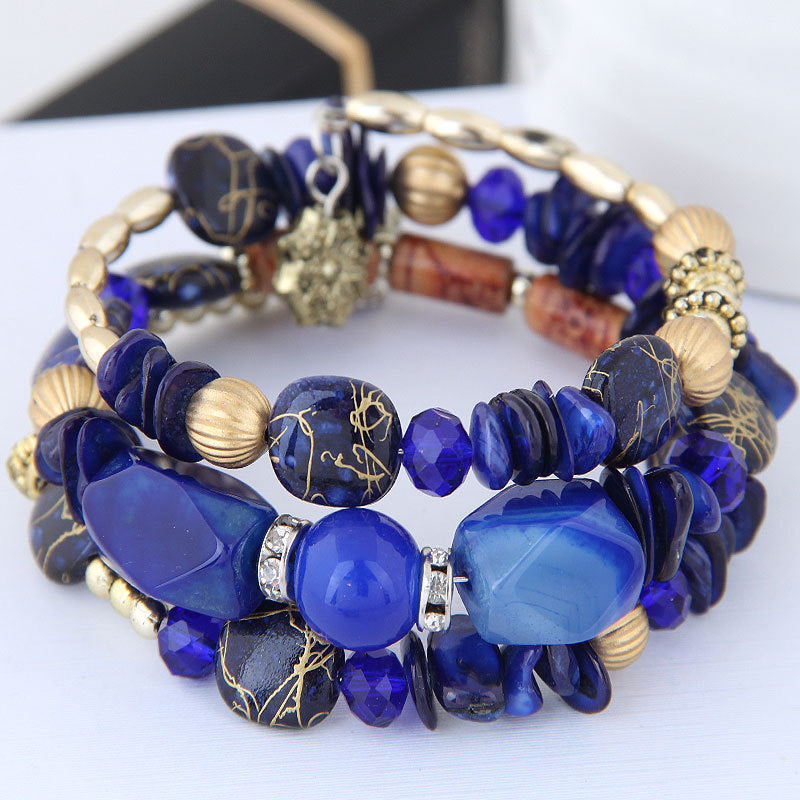 Shiny Terrific Multi-shape Women Bracelet Lightweight Bracelet