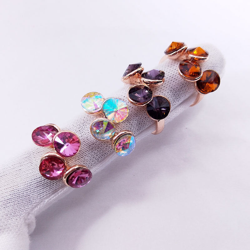 Fashion Jewelry Creative Design Crystal Finger Rings