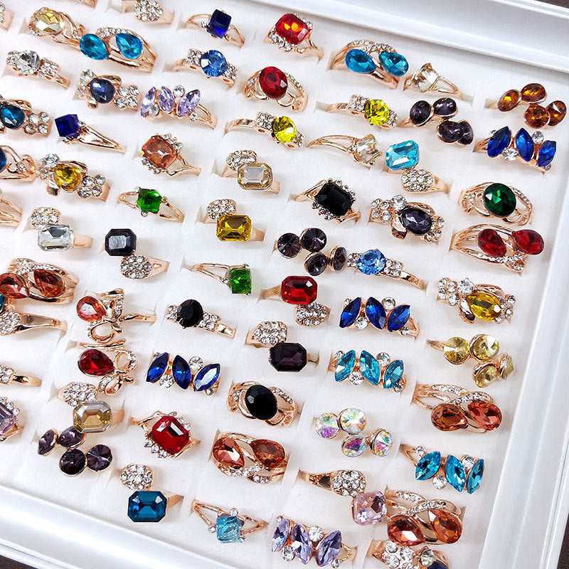 Fashion Jewelry Creative Design Crystal Finger Rings