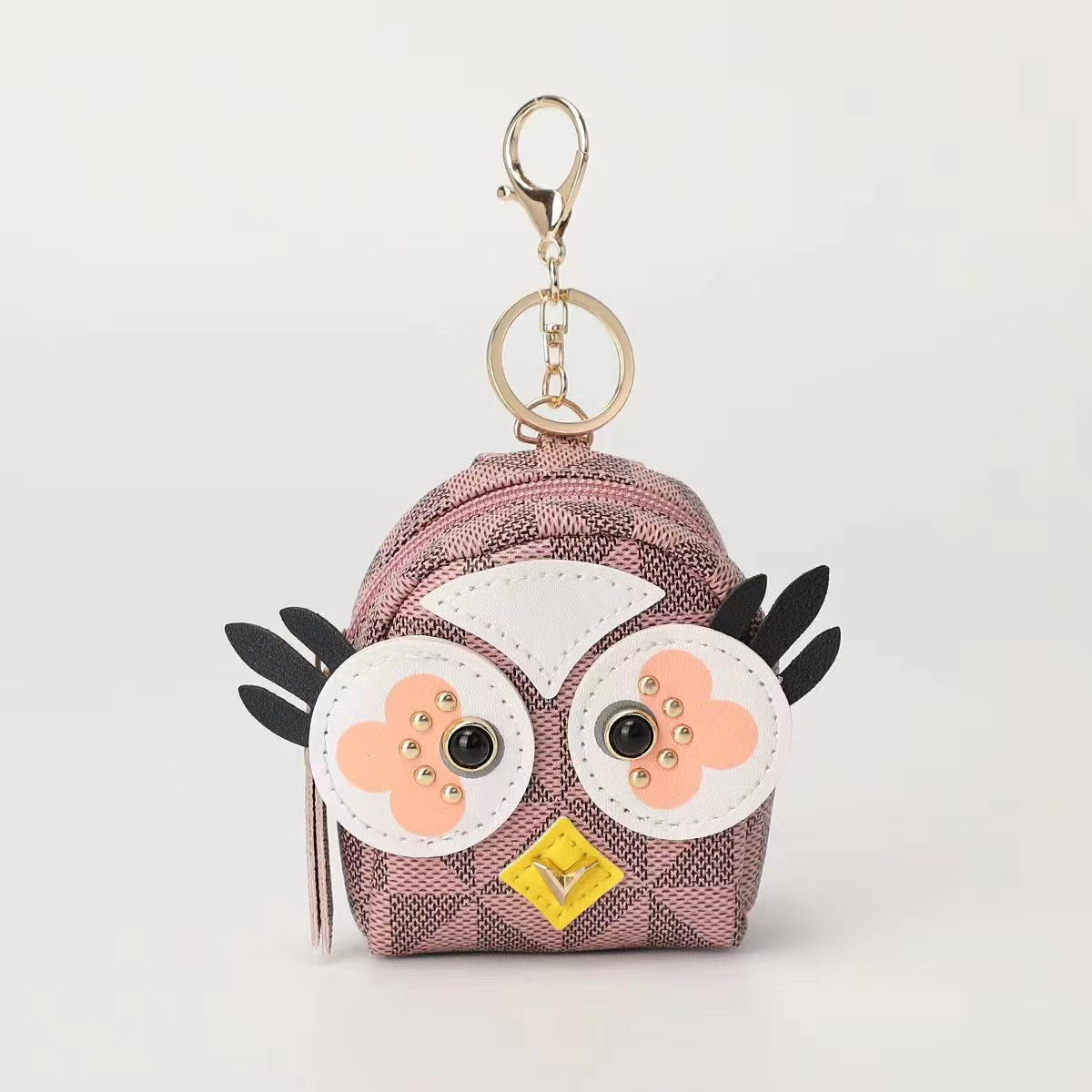 Owl Mini Backpack Keychain Wallet Card Holder Bag