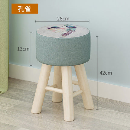 Design Stool Ottomans Wooden Bedroom Vanity Step Stool