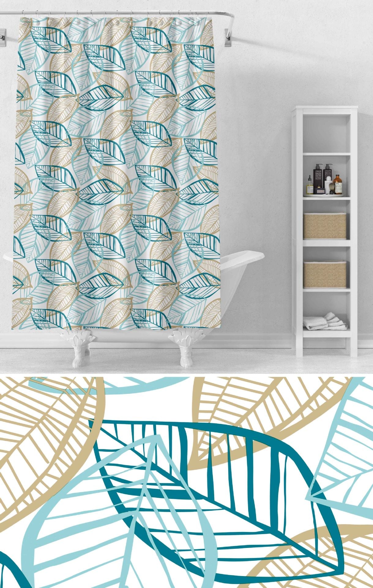 180X180cm PEVA Bathroom Shower Curtains Waterproof Thickening Bath Curtain