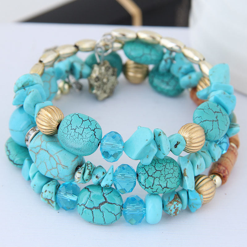 Shiny Terrific Multi-shape Women Bracelet Lightweight Bracelet