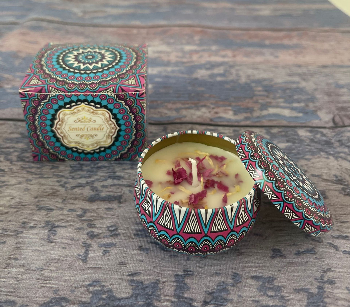 Luxury Flower Decorative Aroma Fragrance Scented Candles