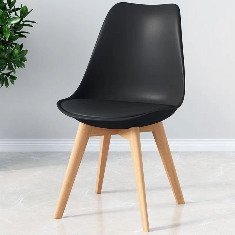 Stylish simple solid wood dining chair outdoor leisure