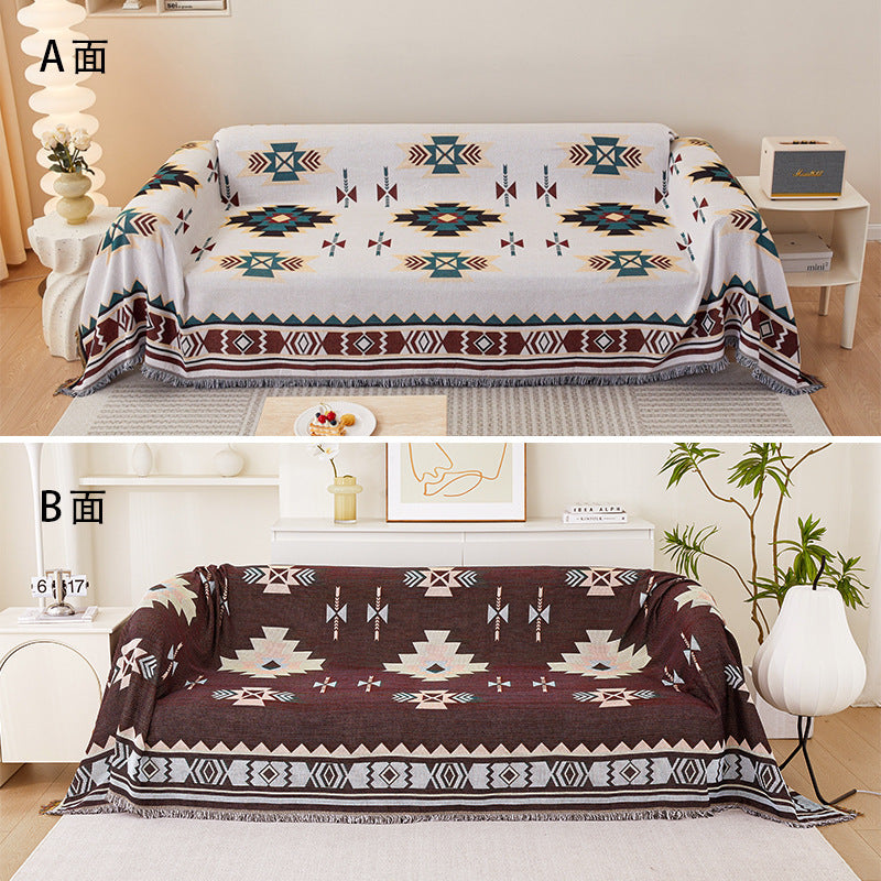 American Style Graffiti Sofa Cover Fabric Sofa Cover Inset Style 180X230CM