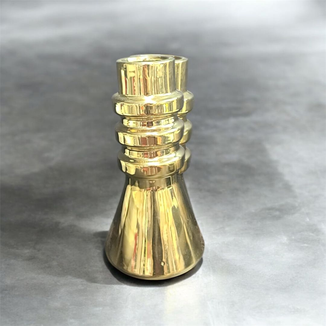 teresstre ceramic candle holder 8x5x26cm-gold