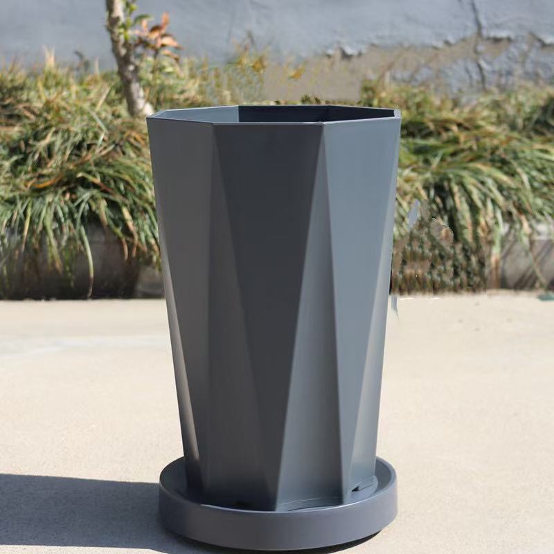 Large Size Plastic Resin Flower Pots