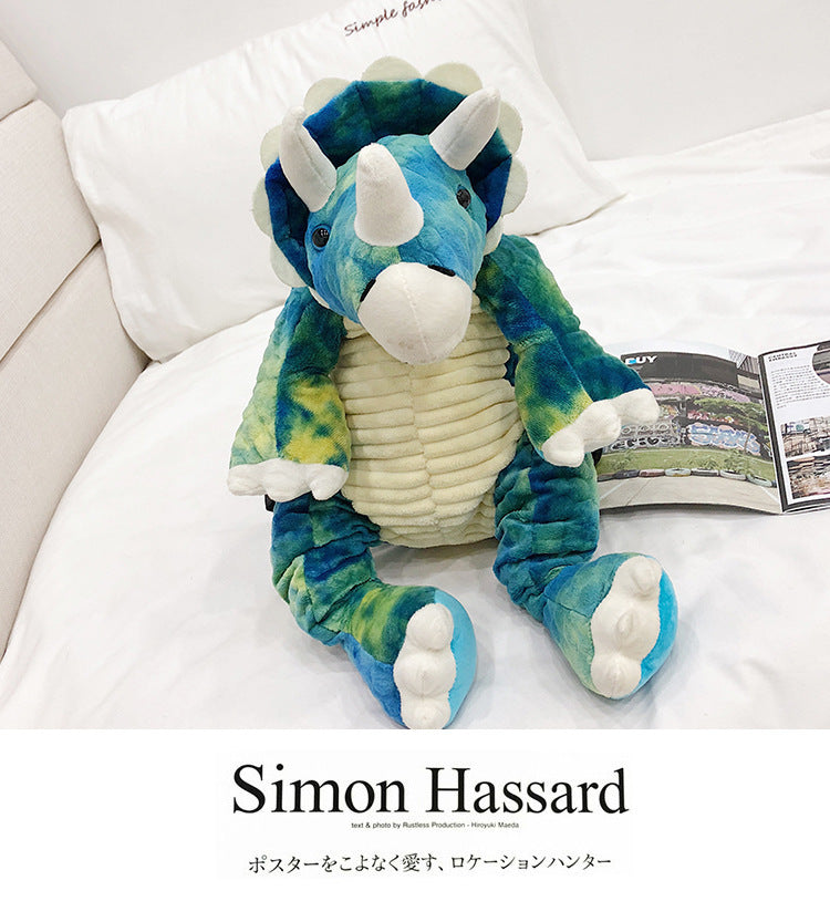 Creative 3D Dinosaur Backpack Cute Animal Cartoon Plush Backpack Dinosaurs Bag