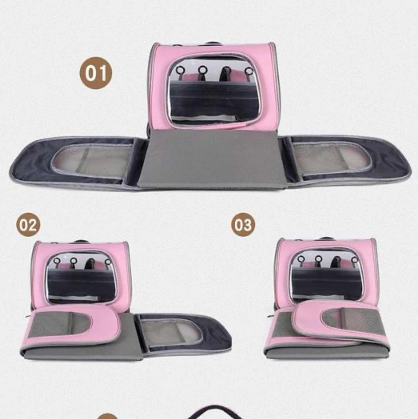 Pet Bag • Portable dog bag • Large capacity breathable cat backpack