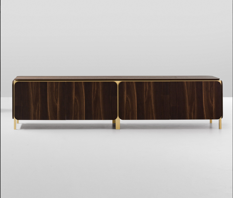 Low Frame Floor Wooden Cabinet - 2000x400x420mm