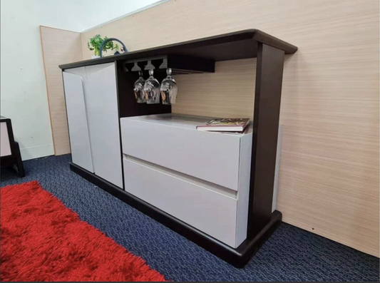 Wooden Sideboard Cabinet With Wine Rack 1600*400*850mm