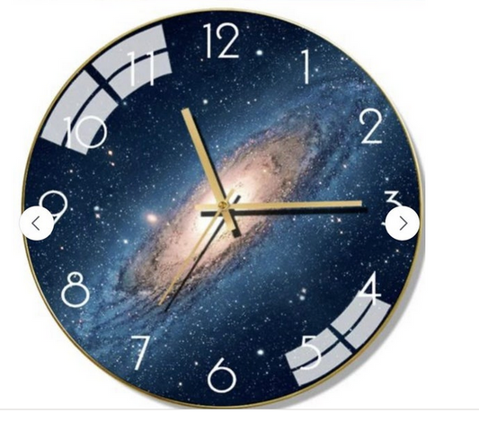 Nordic modern silent wall clock · Creative fashion simple atmospheric wall clock