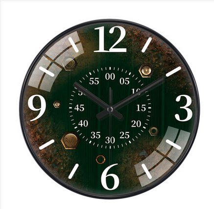 Nordic modern silent wall clock · Creative fashion simple atmospheric wall clock