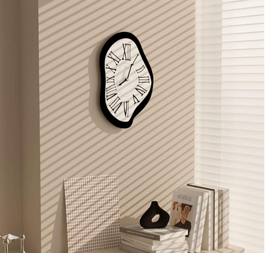 Creative Wall Clock Irregular Geometry Wall Clock Roman Numerals